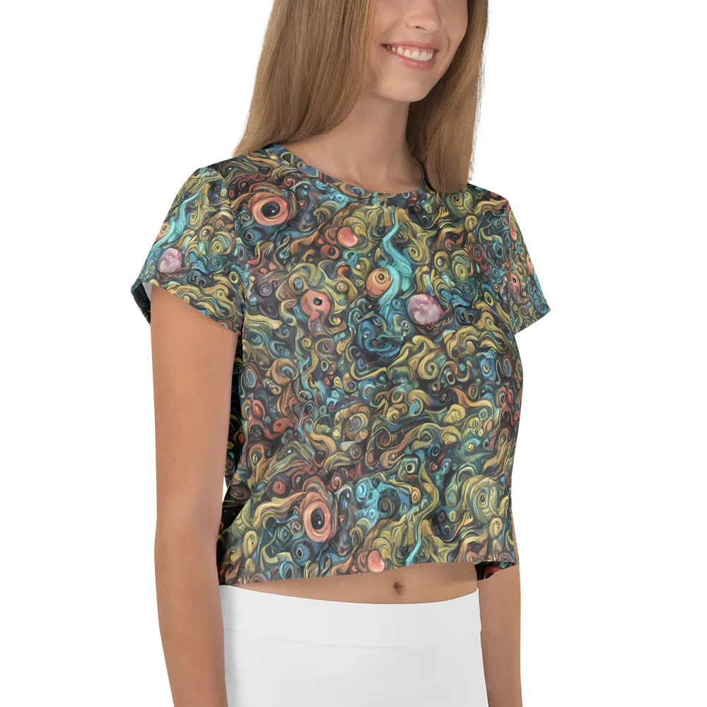 Tidal Vision on Crop Tee — Right