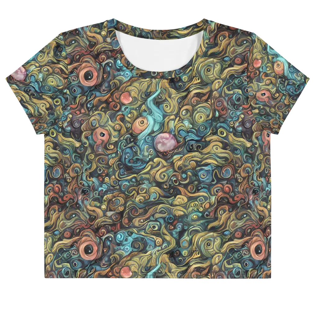 Tidal Vision on Crop Tee — Front