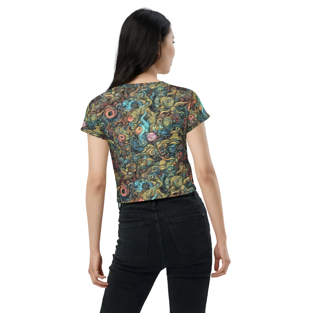Tidal Vision on Crop Tee — Back
