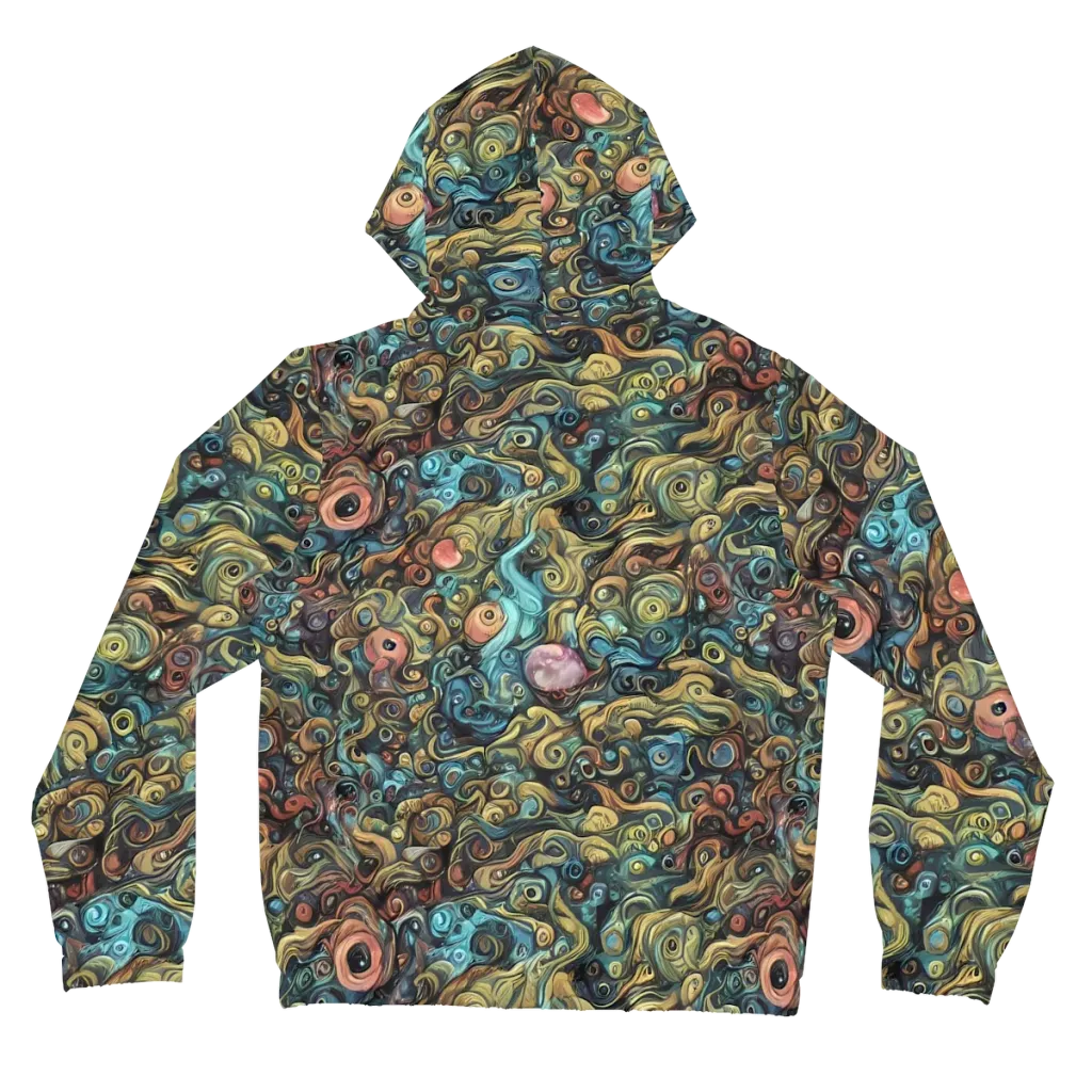 Tidal Vision on Women's Full-Zip Hoodie — Back
