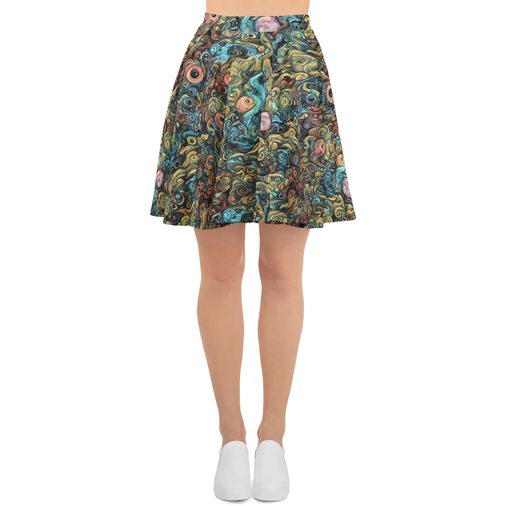 Tidal Vision on Skater Skirt — Front