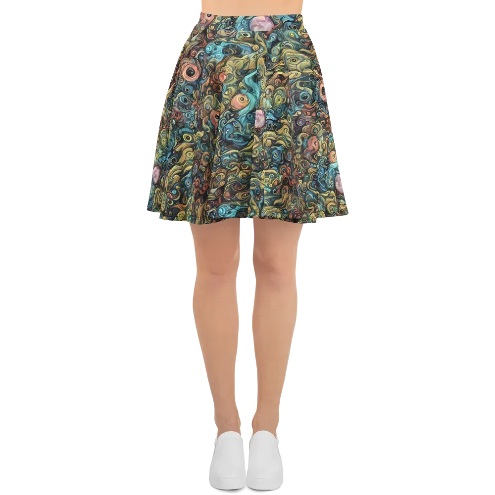 Tidal Vision on Skater Skirt — Front
