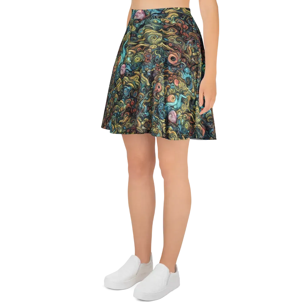 Tidal Vision on Skater Skirt — Left