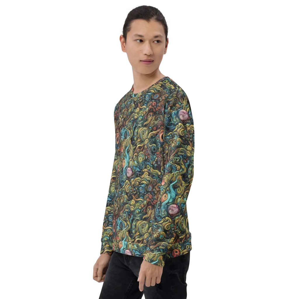 Tidal Vision on Sweatshirt — Left Front