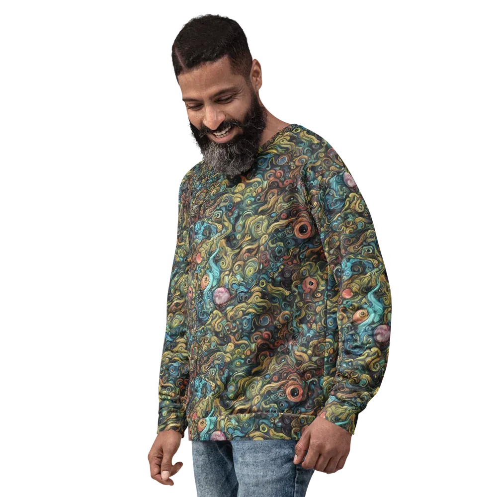 Tidal Vision on Sweatshirt — Left Front