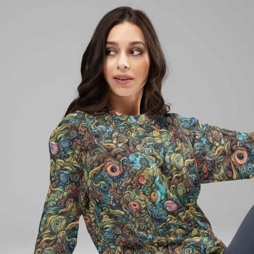 Tidal Vision on Sweatshirt — Right Front