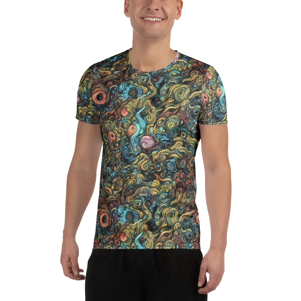 Tidal Vision on Men's Athletic T-Shirt — Front