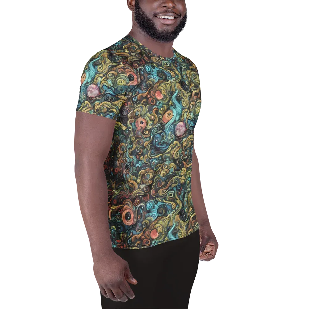 Tidal Vision on Men's Athletic T-Shirt — Right