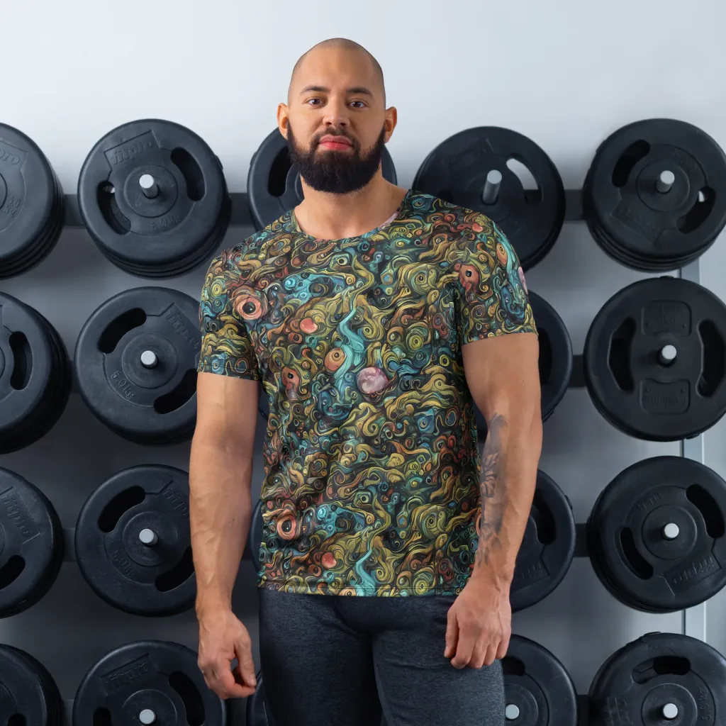 Tidal Vision on Men's Athletic T-Shirt — Front