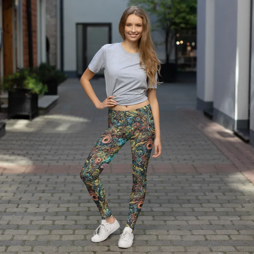 Tidal Vision on Leggings — Front
