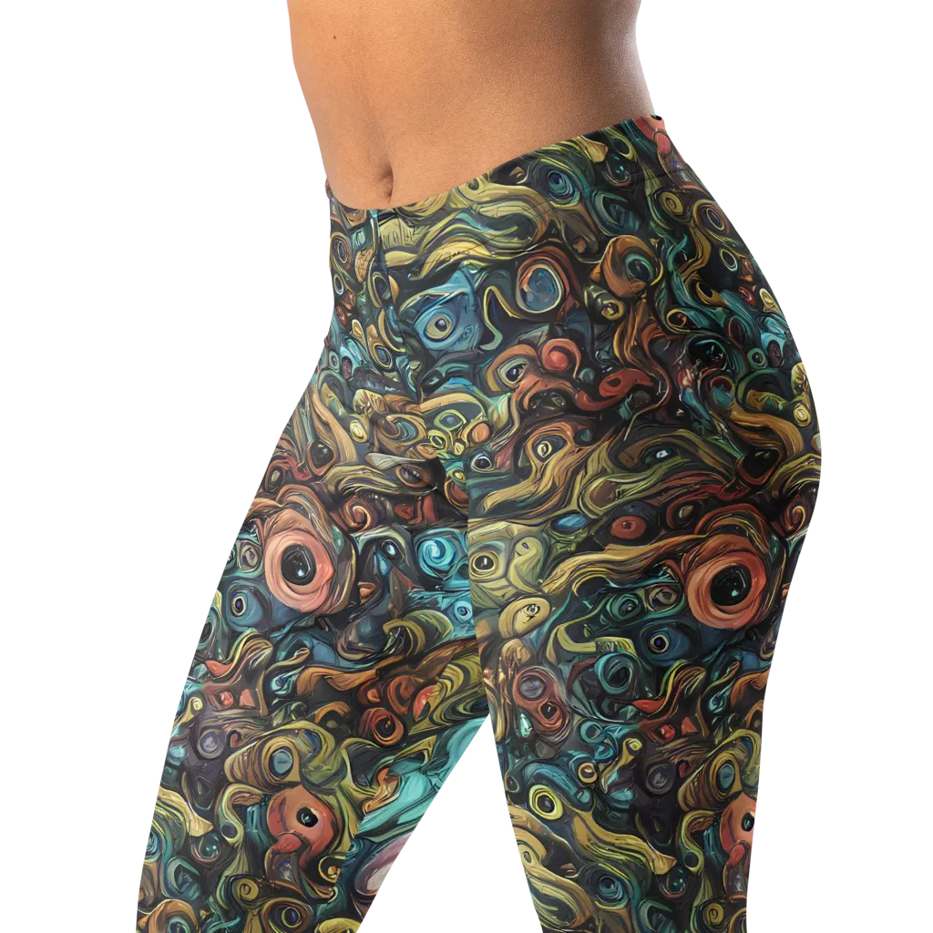 Tidal Vision on Leggings — Left Front