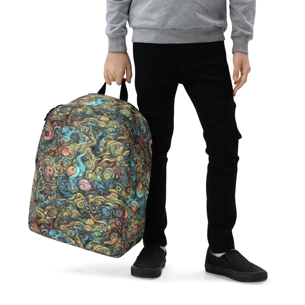 Tidal Vision on Minimalist Backpack — Zoomed-in