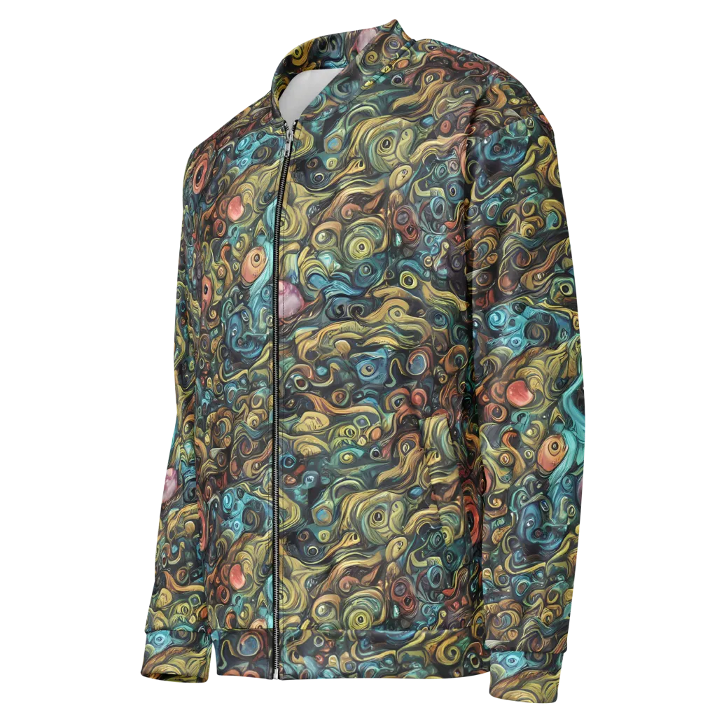 Tidal Vision on Bomber Jacket — Left Front