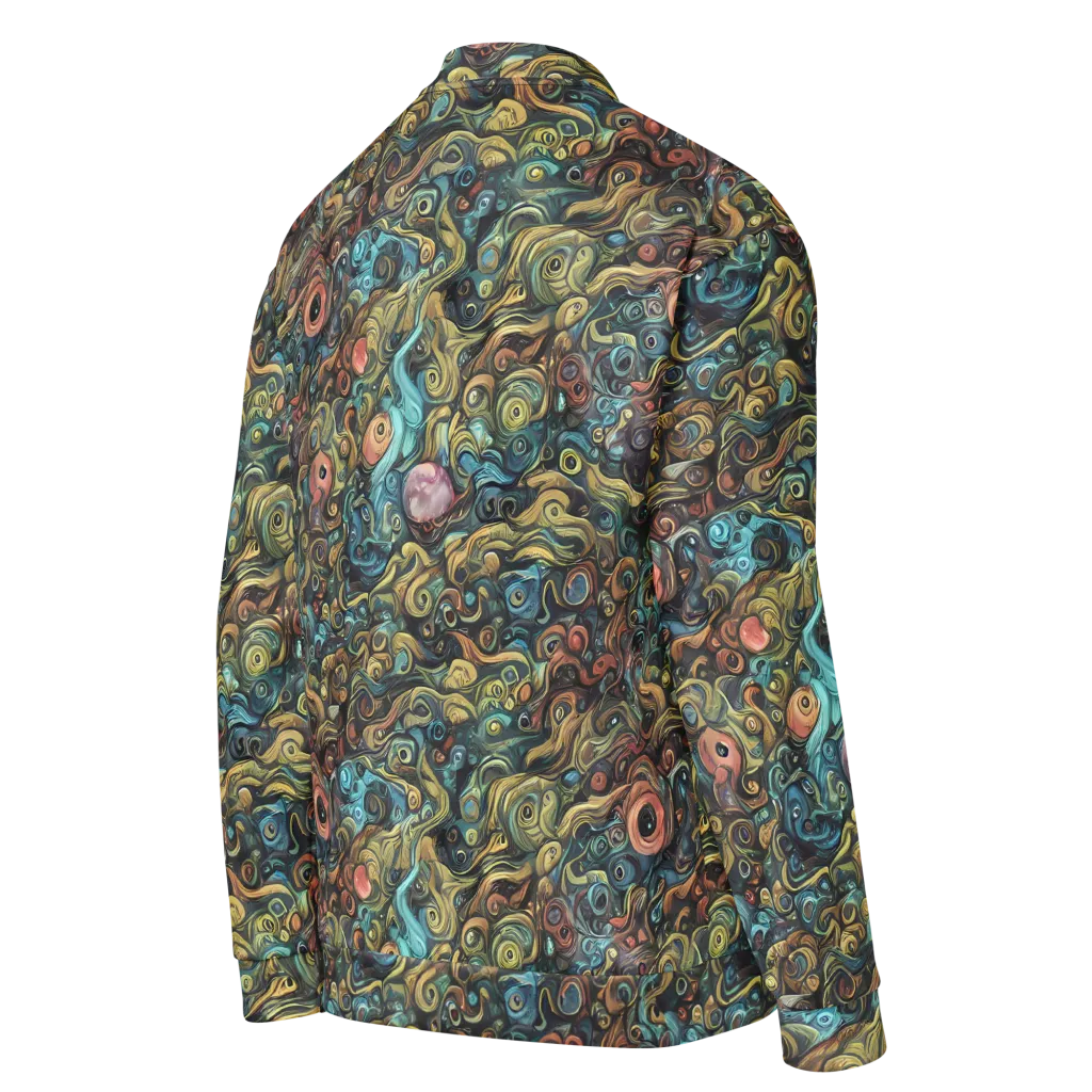 Tidal Vision on Bomber Jacket — Right Back
