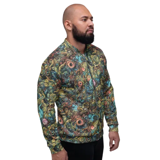 Tidal Vision on a Bomber Jacket