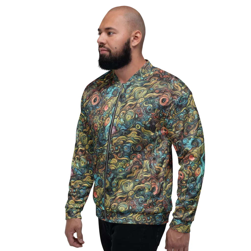Tidal Vision on Bomber Jacket — Left