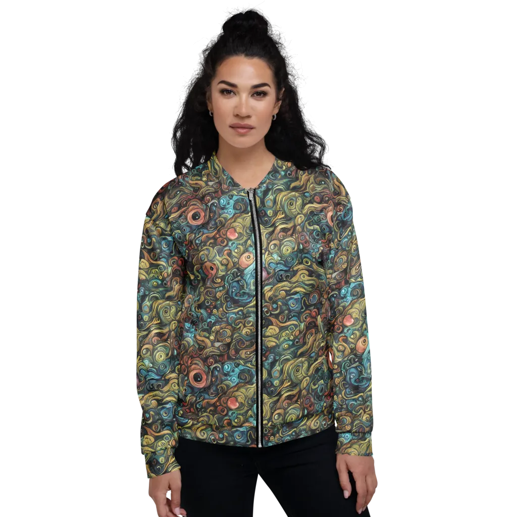 Tidal Vision on Bomber Jacket — Front