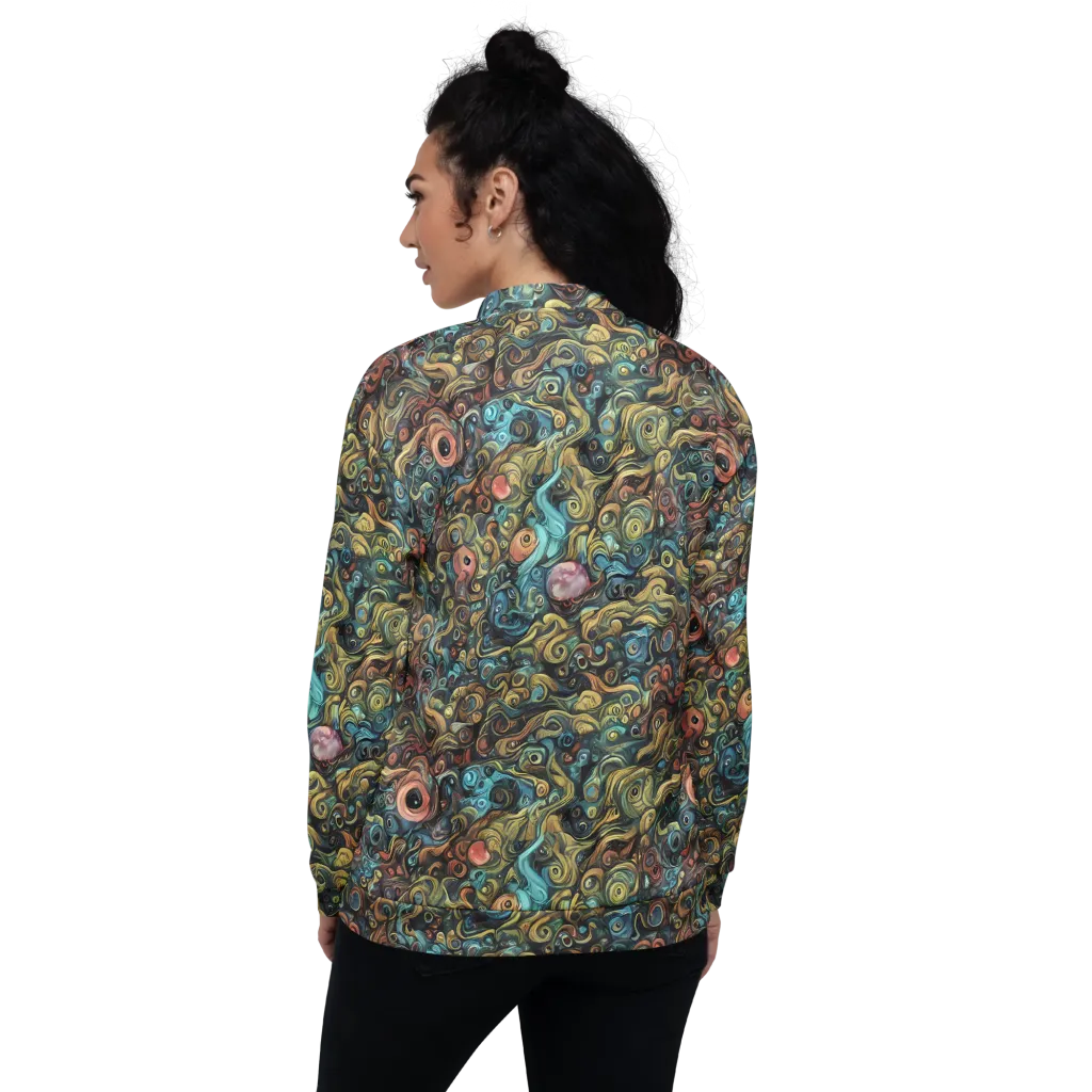Tidal Vision on Bomber Jacket — Back