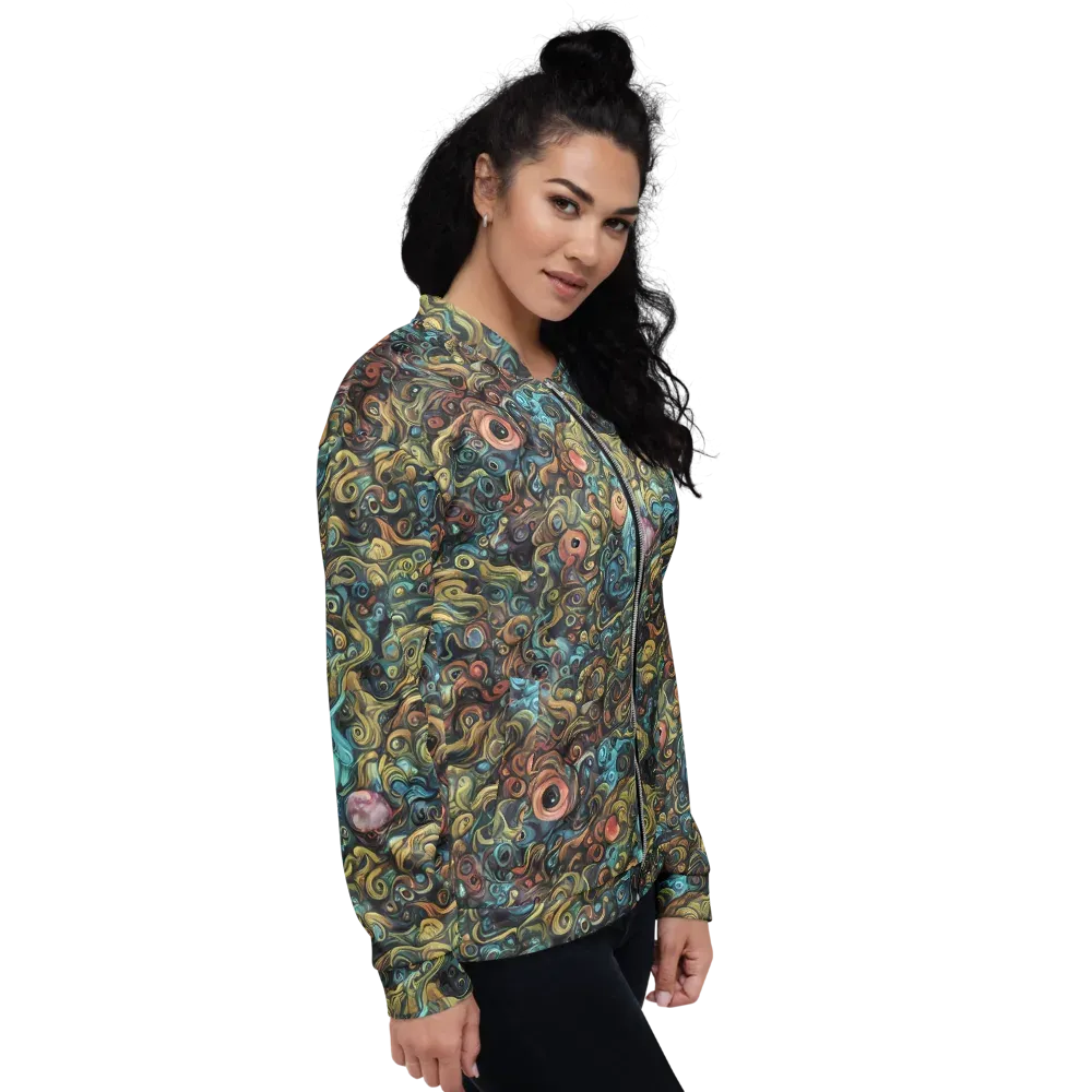 Tidal Vision on Bomber Jacket — Right