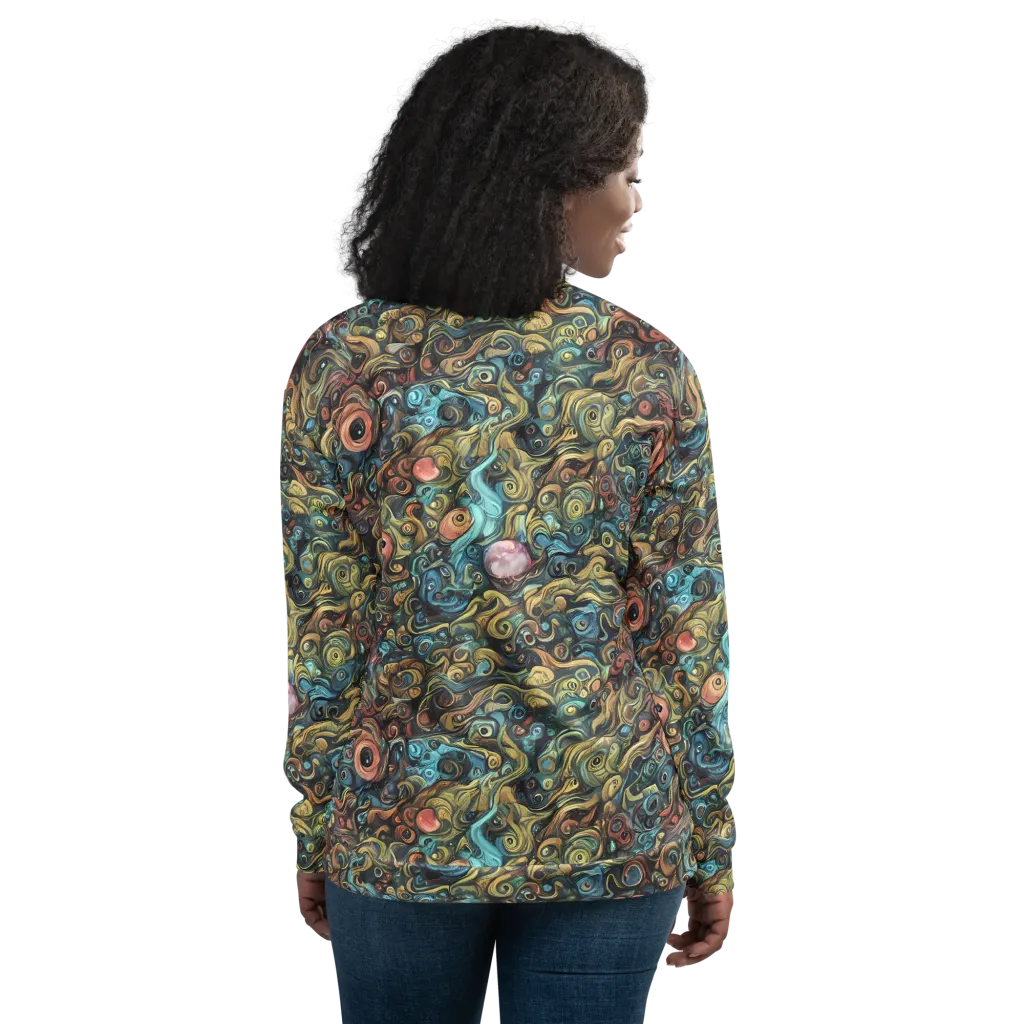 Tidal Vision on Bomber Jacket — Back
