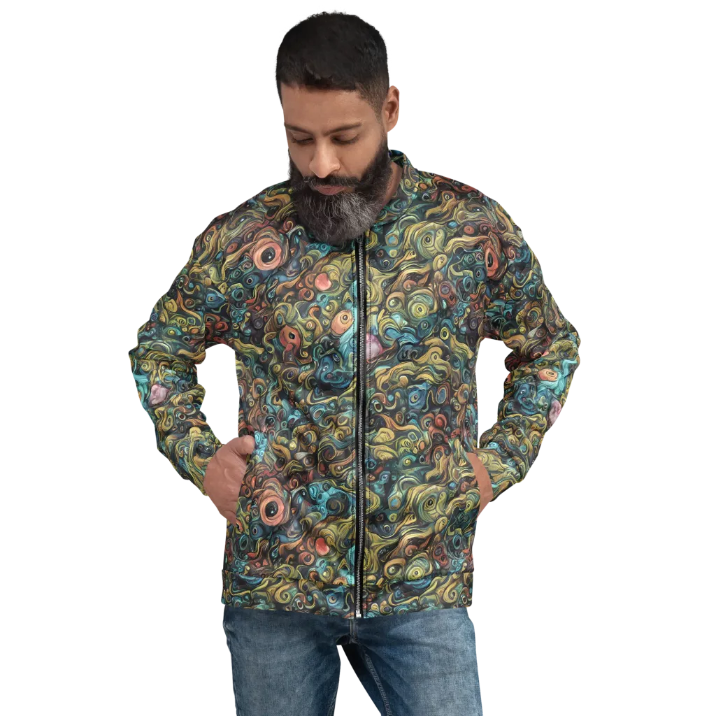 Tidal Vision on Bomber Jacket — Front