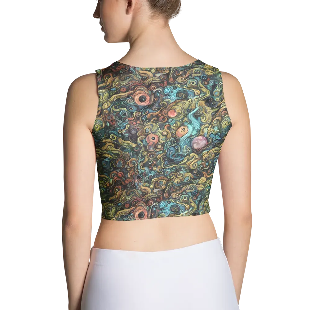 Tidal Vision on Crop Top — Back