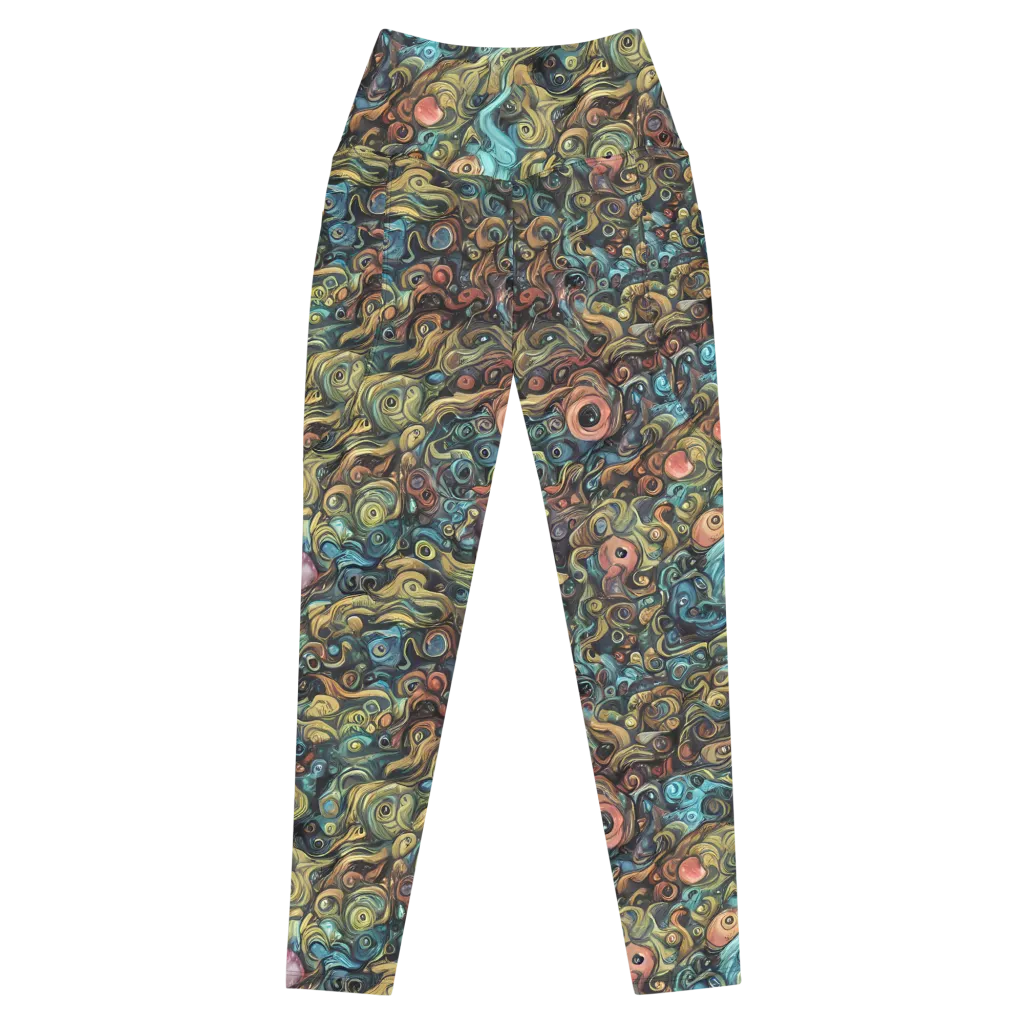 Tidal Vision on Leggings with Pockets — Front