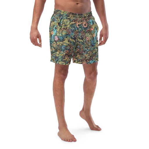 Tidal Vision on a Swim Trunks