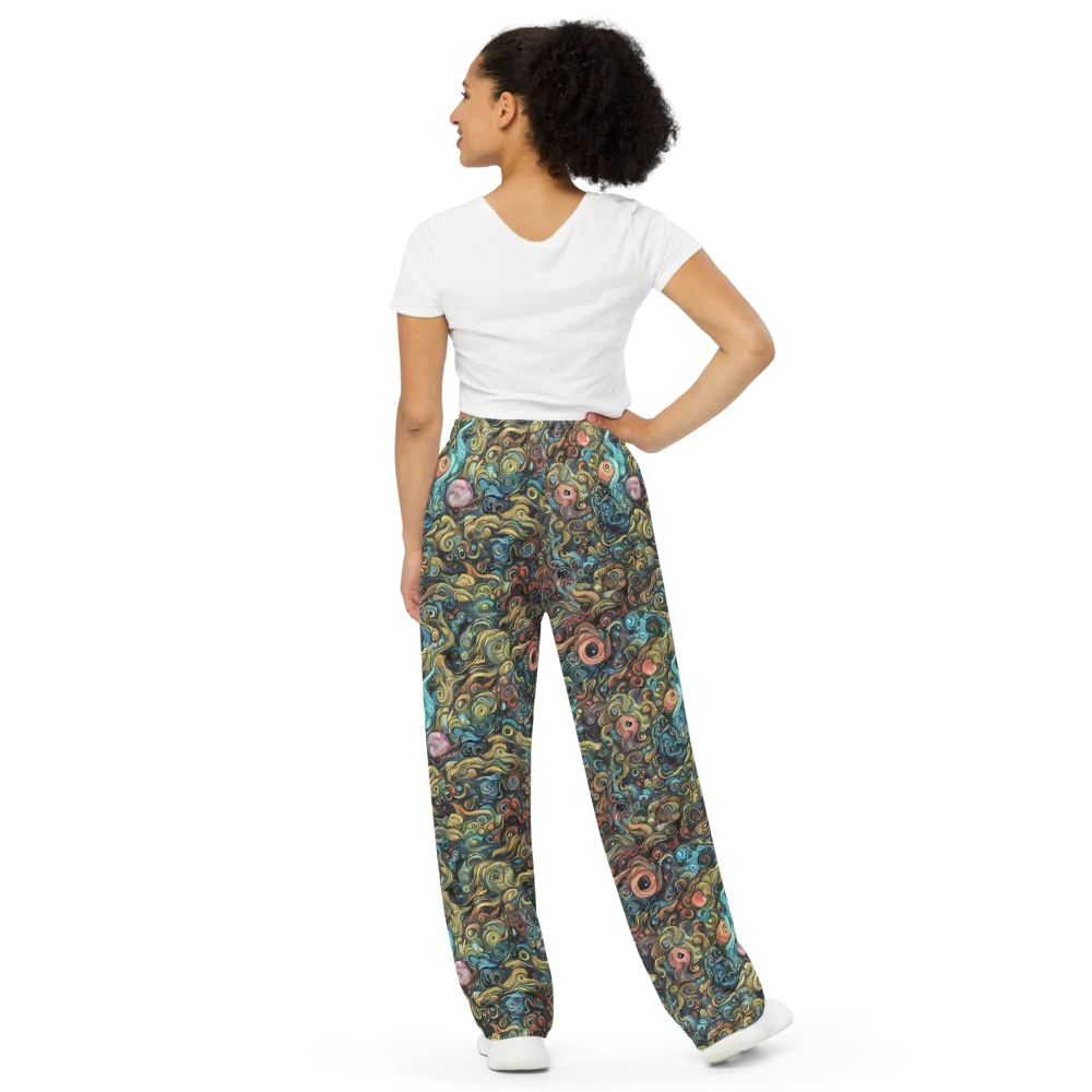 Tidal Vision on Wide-Leg Pants — Back