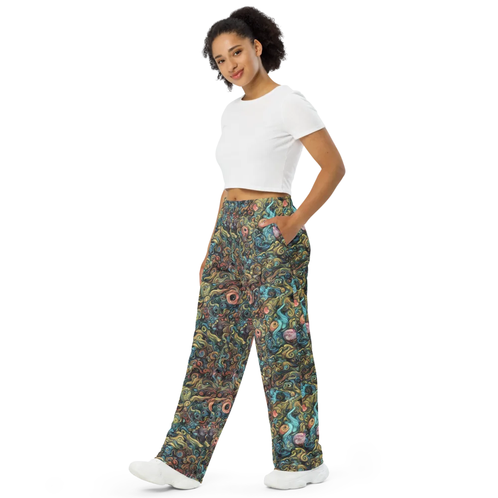 Tidal Vision on Wide-Leg Pants — Left Front
