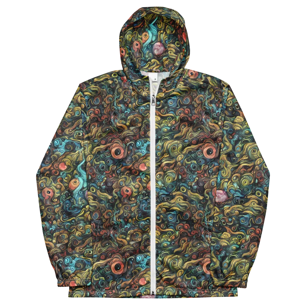 Tidal Vision on Men's Windbreaker — Front