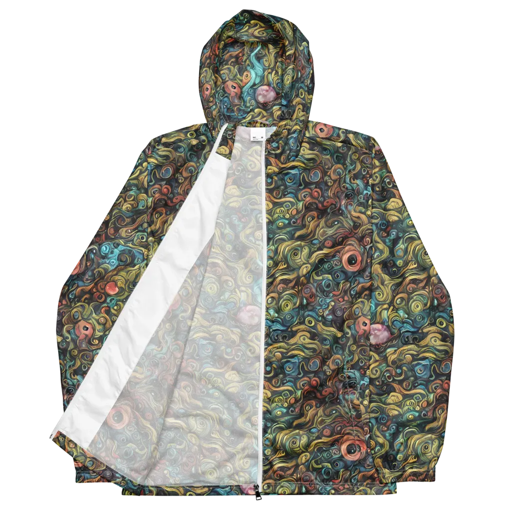 Tidal Vision on Men's Windbreaker — Front