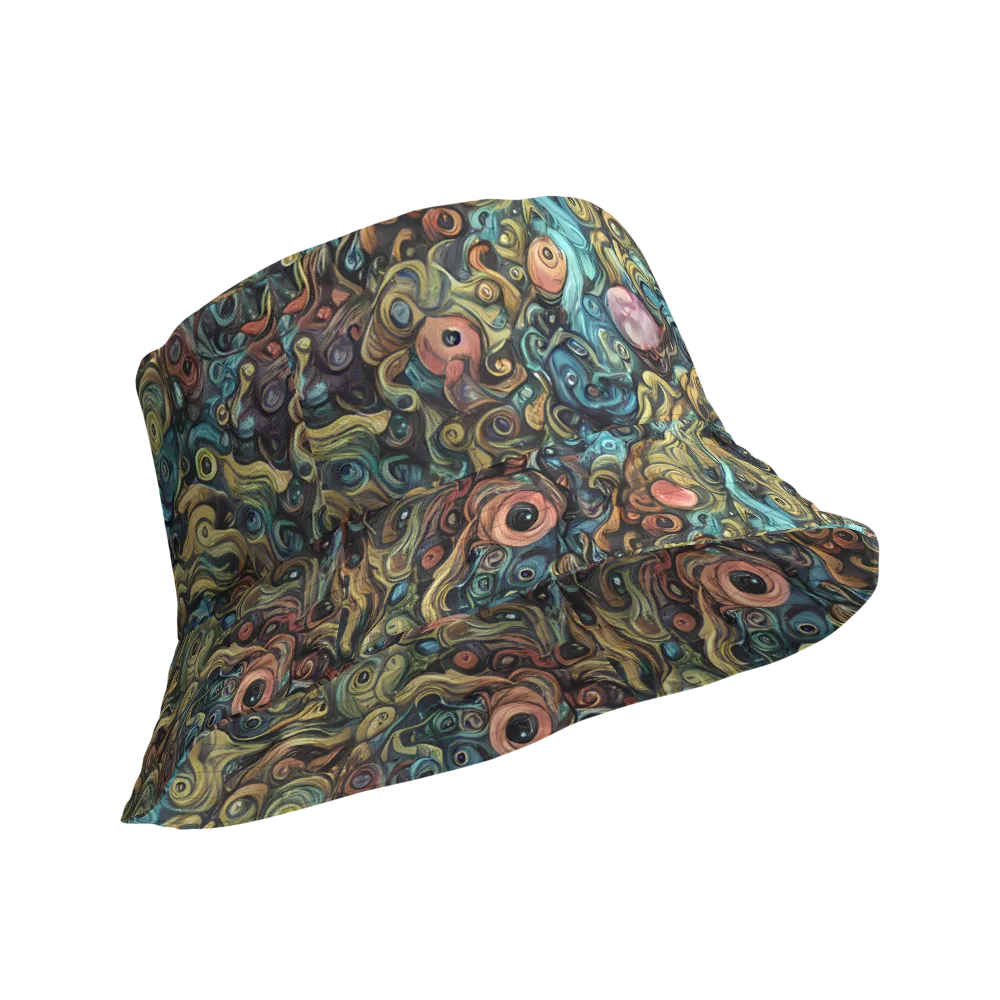 Tidal Vision on Reversible Bucket Hat — Product details Outside