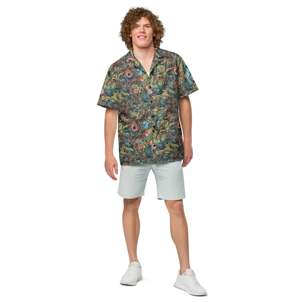 Tidal Vision on Button Shirt — Front