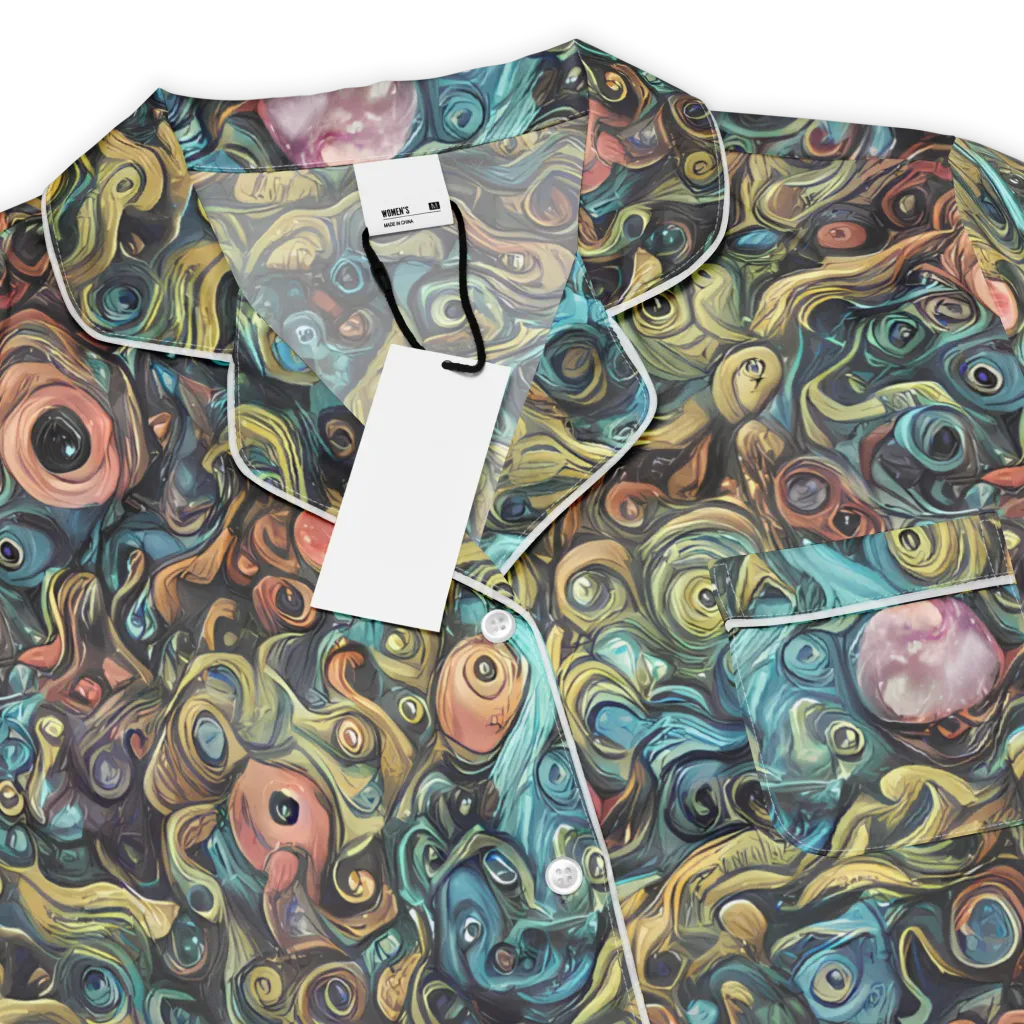 Tidal Vision on Women's Short Sleeve Pajama Top — Product details