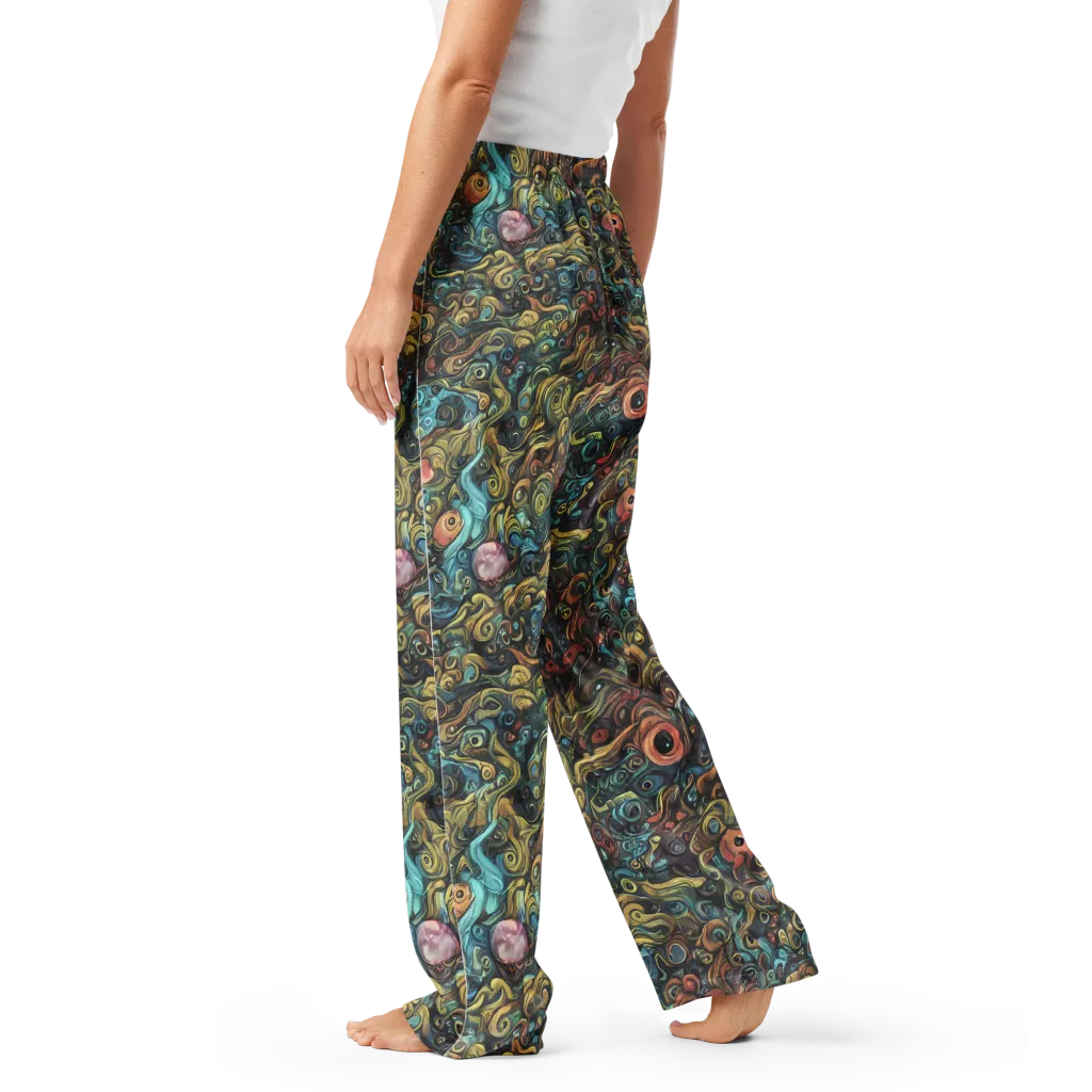 Tidal Vision on Women's Pajama Pants — Left