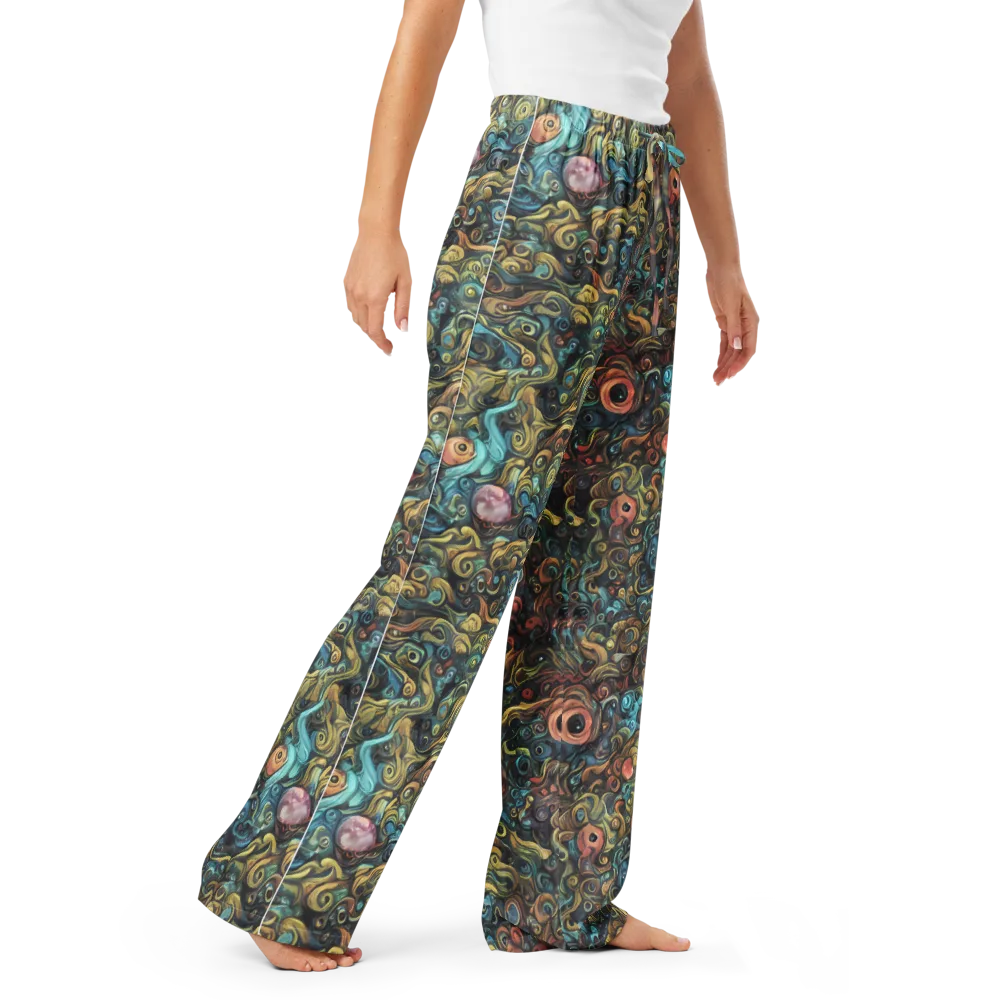 Tidal Vision on Women's Pajama Pants — Right Front