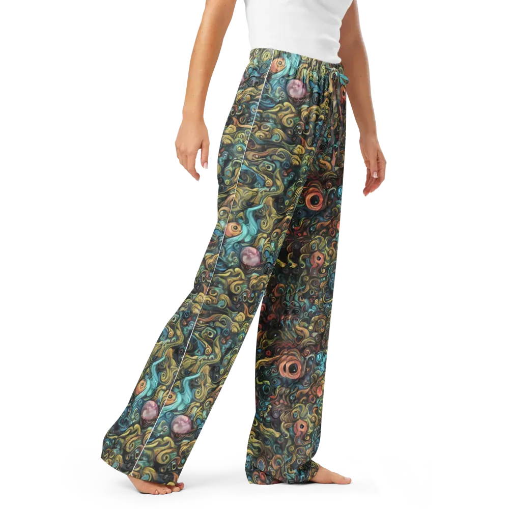 Tidal Vision on Women's Pajama Pants — Right Front