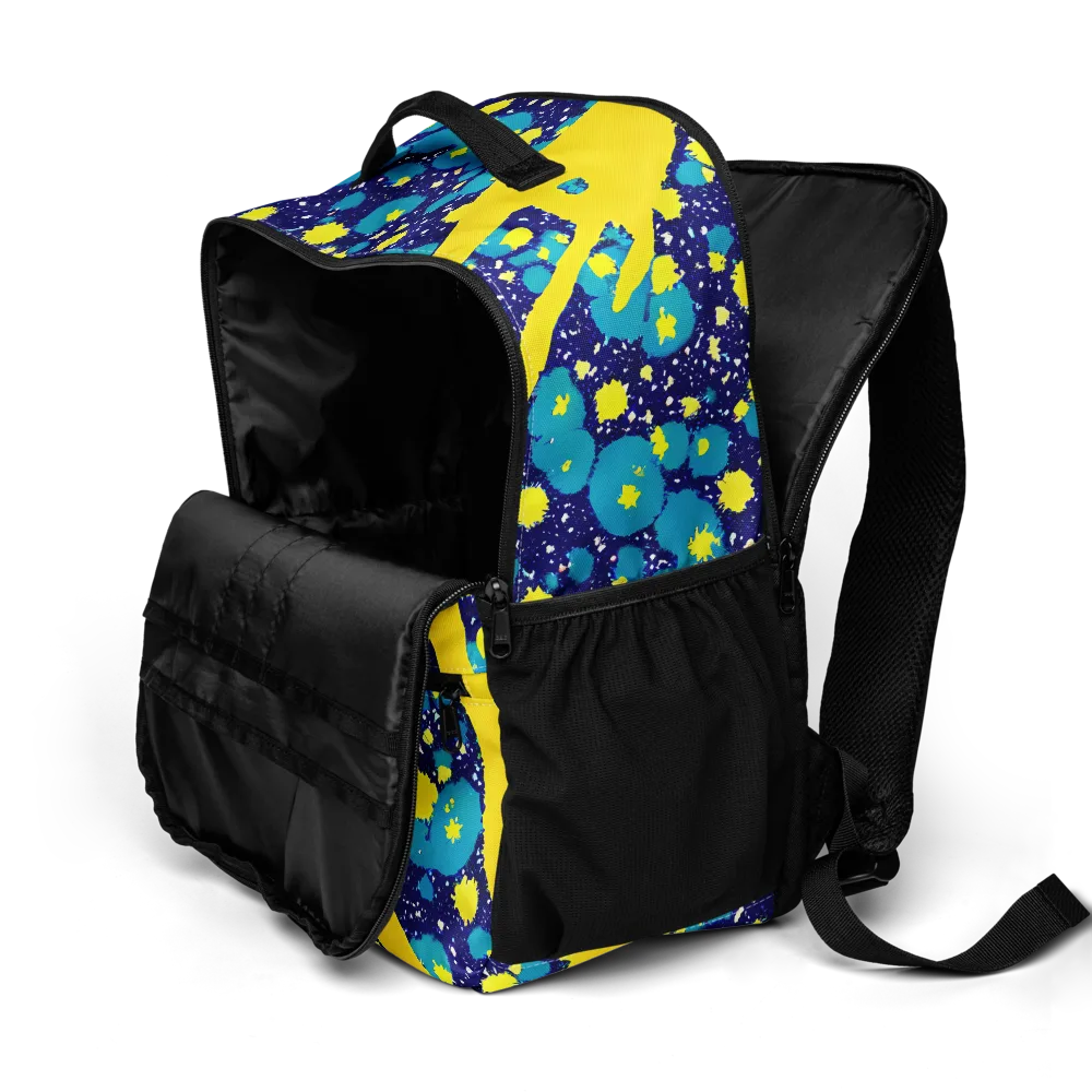 Starburst Splash on Utility Backpack — Product details 2