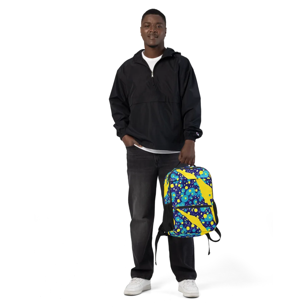 Starburst Splash on Utility Backpack — Front