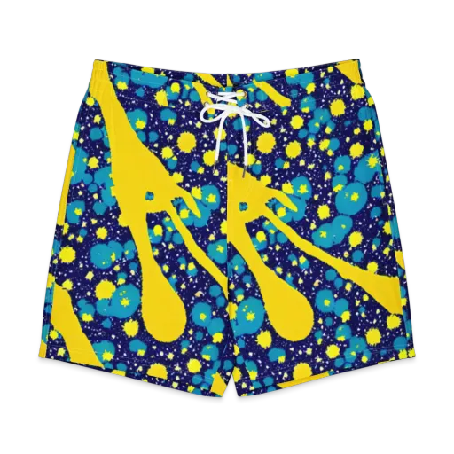 Starburst Splash on a Men's Board Shorts