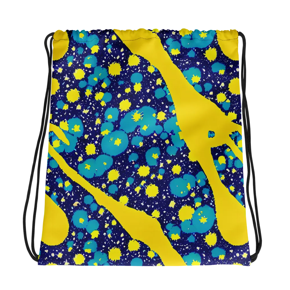 Starburst Splash on Drawstring Bag — Photo