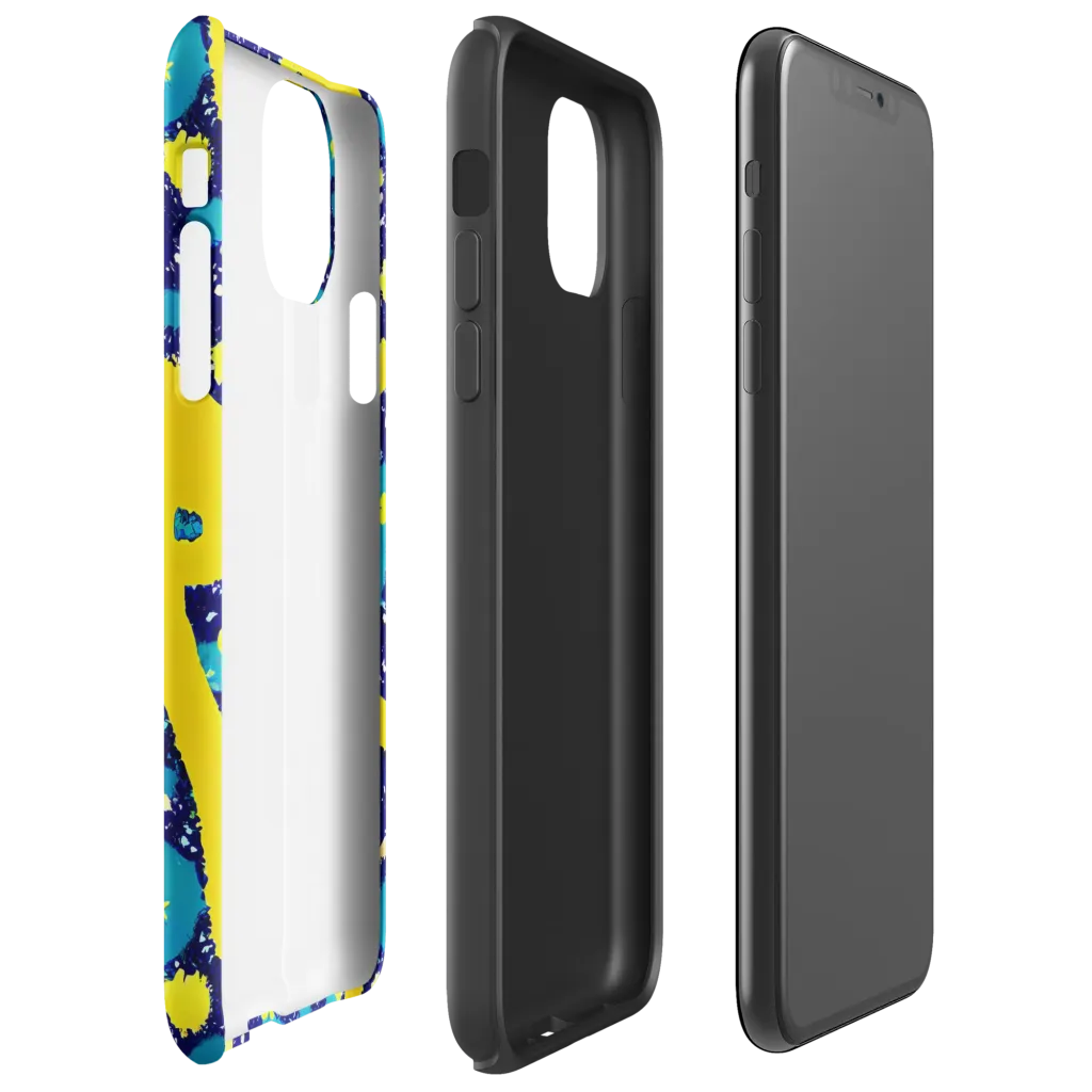 Starburst Splash on Tough Case for iPhone® — Right