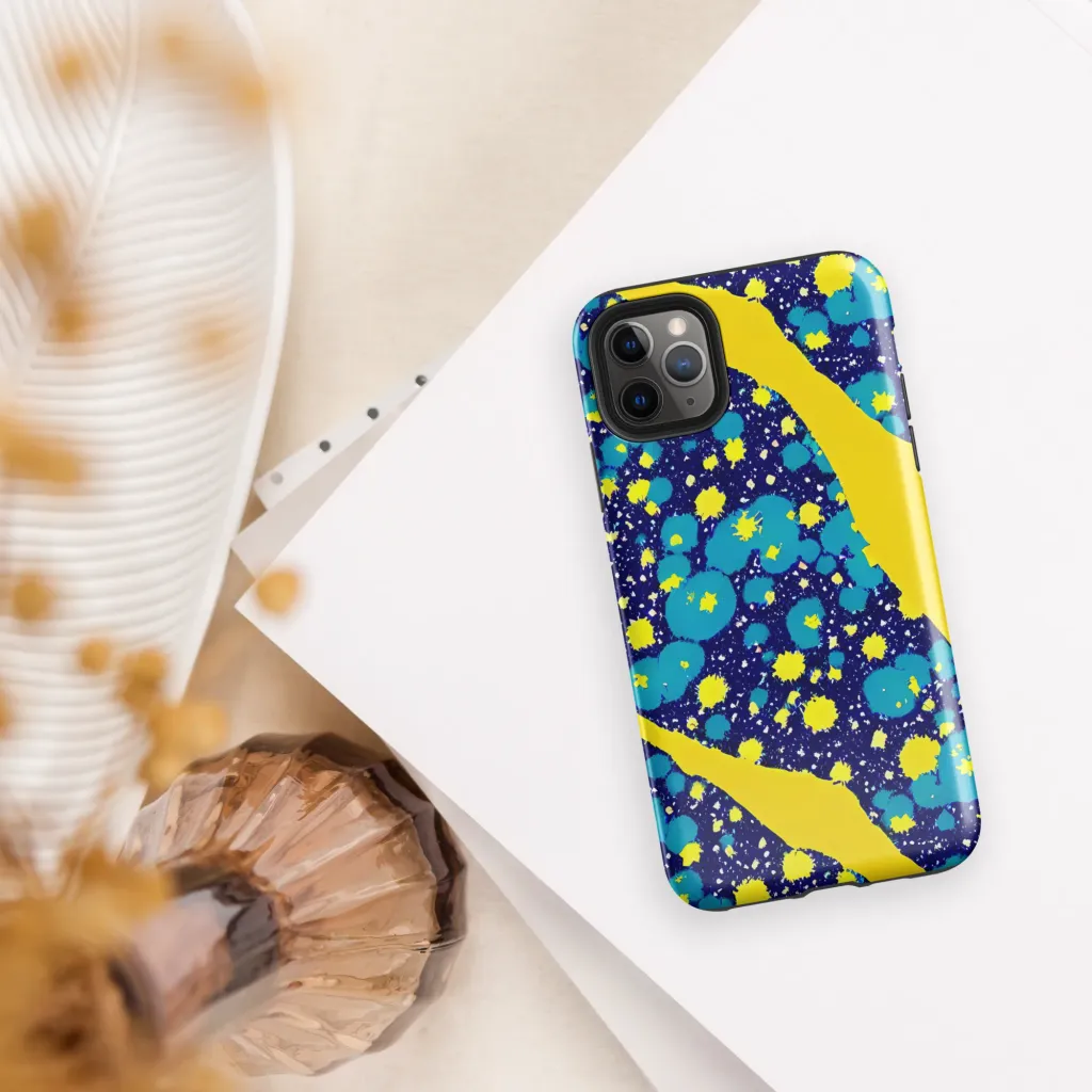 Starburst Splash on Tough Case for iPhone® — Front