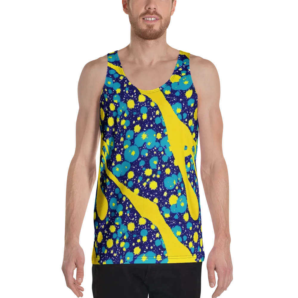 Starburst Splash on Men's Tank Top — Front
