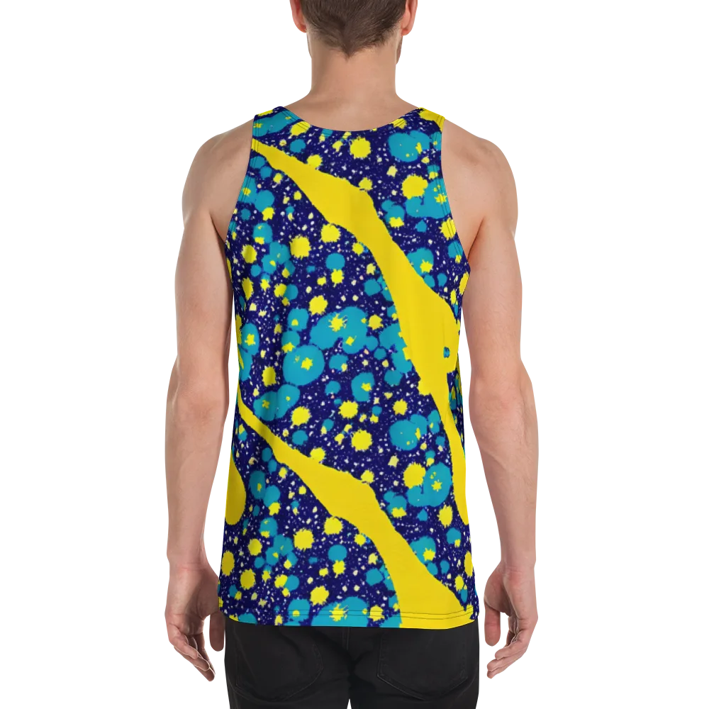 Starburst Splash on Men's Tank Top — Back