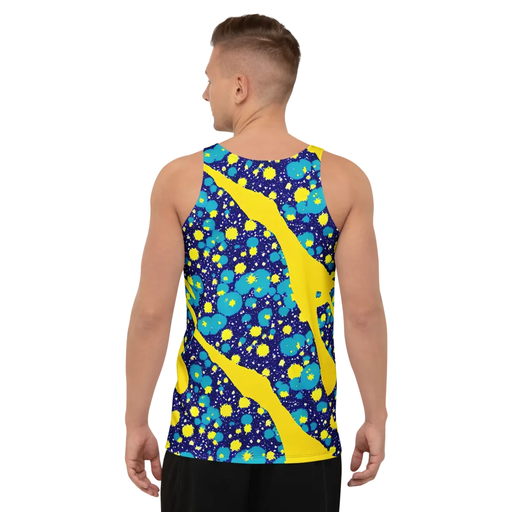 Starburst Splash on Men's Tank Top — Back