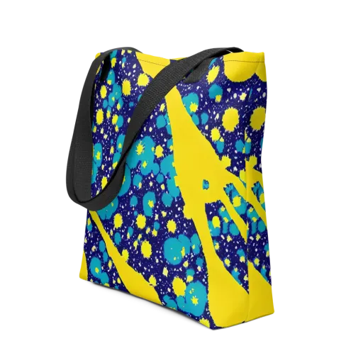 Starburst Splash on a Tote Bag