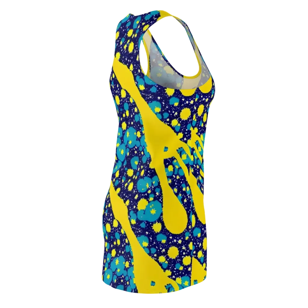 Starburst Splash on Racerback Dress — Back Side