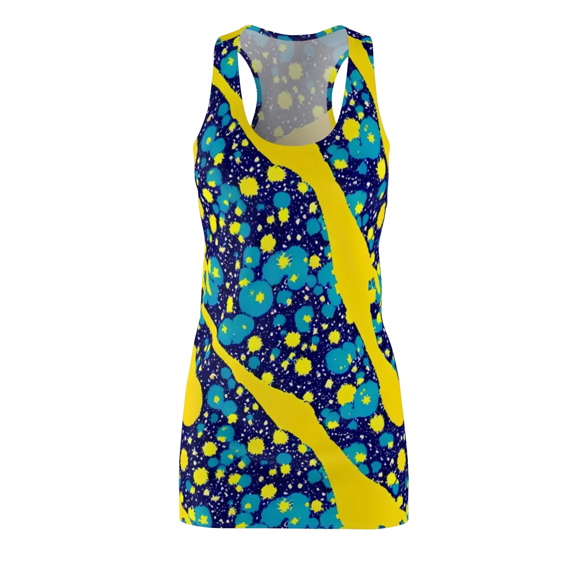 Starburst Splash on Racerback Dress — Front